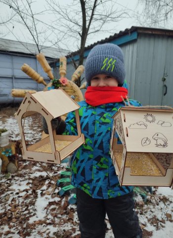 Районный конкурс "Позаботимся о птицах зимой"